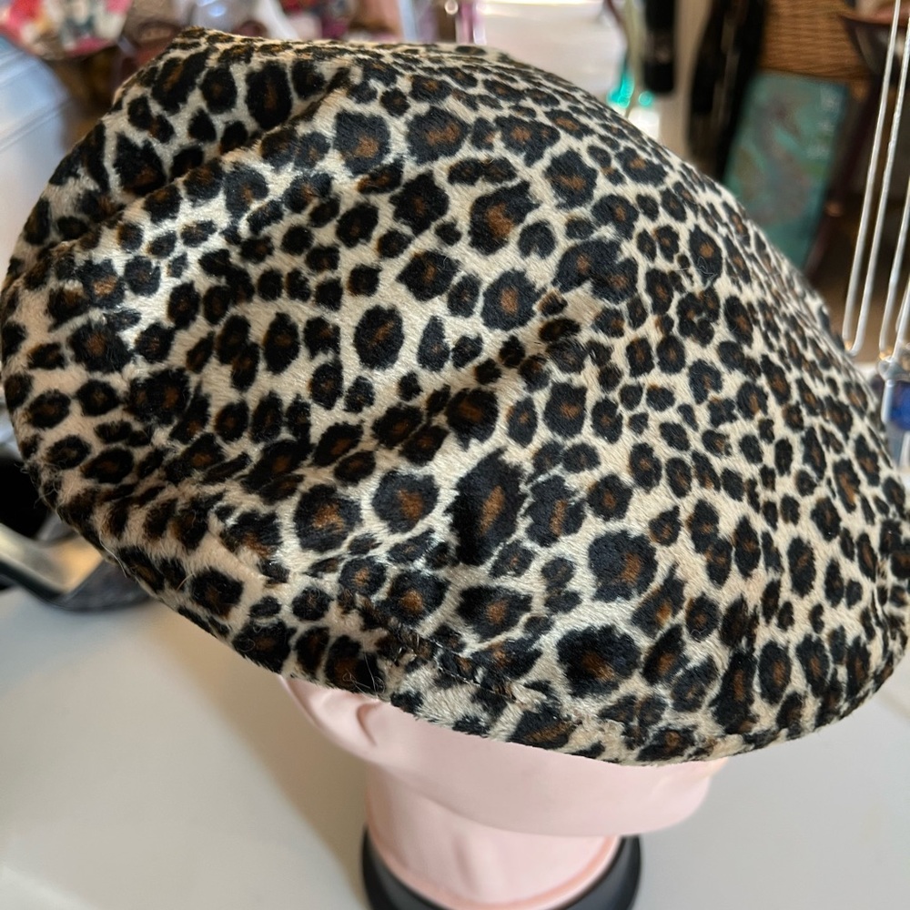 SOLD!!! Leopard Print Beret